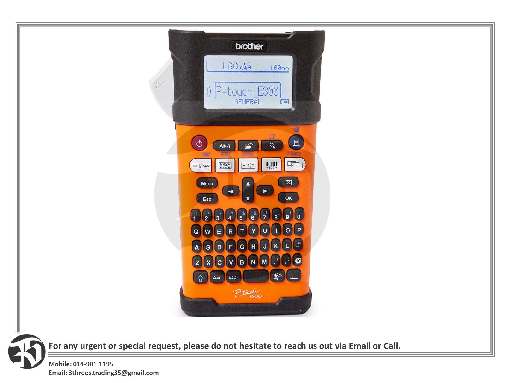Brother PT-E300VP P-Touch Labelling Machine