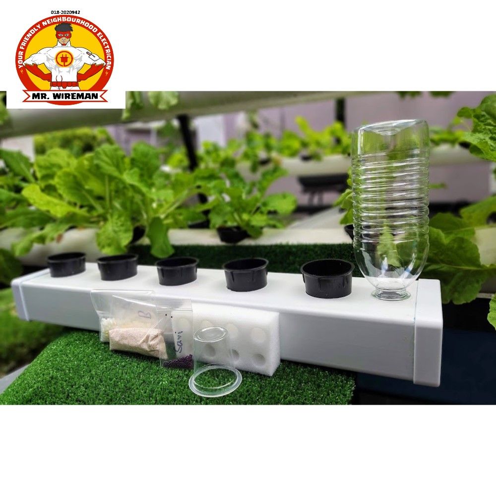 SET MINI NFT HYDROPONIC 5 HOLES