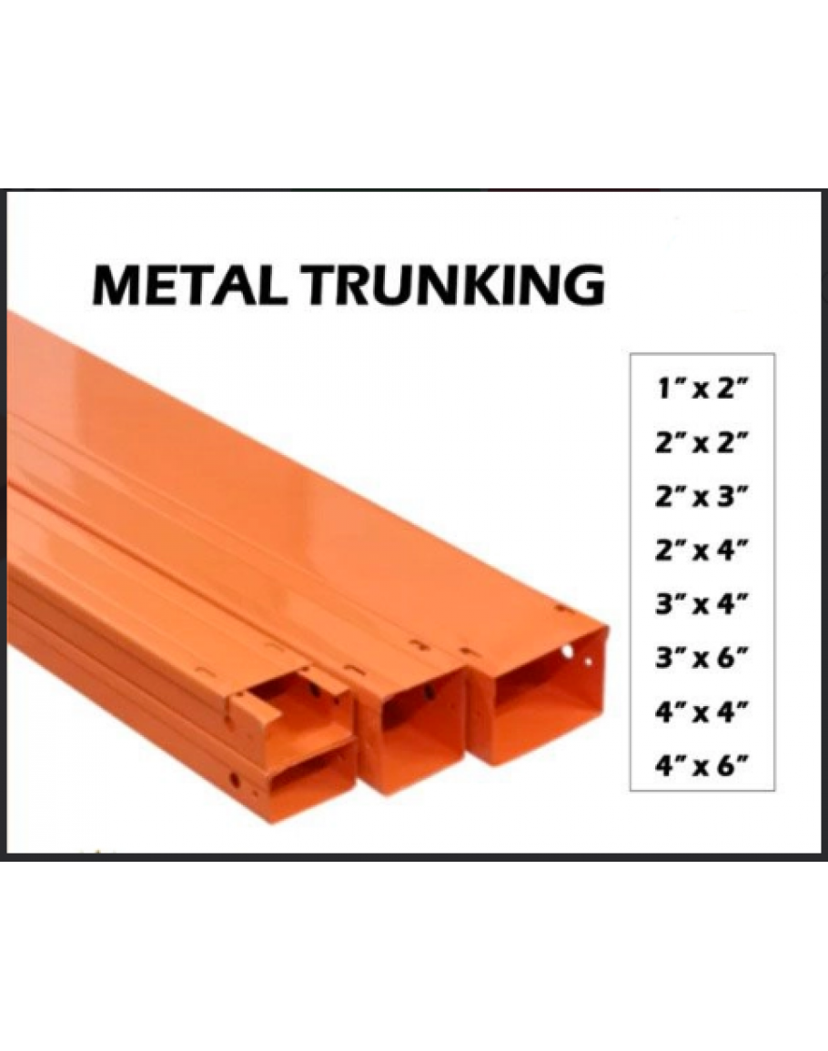 SE SETIA ELECTRIC 2x4 METAL TRUNKING ORANGE