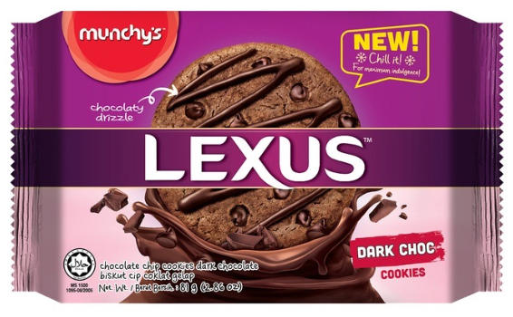 Lexus Cookies Dark Choc 81 g x 24