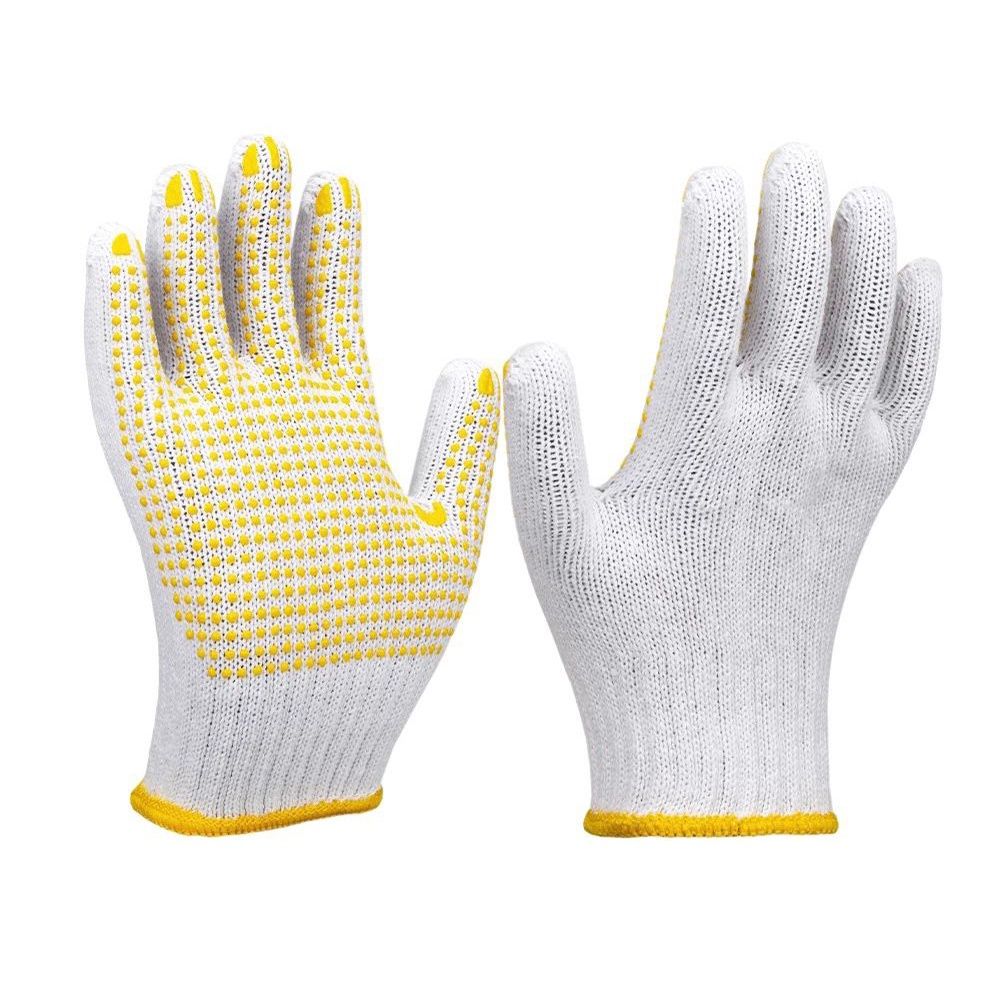 COTTON POLKA DOT GLOVE_1 DOZEN/12 PCS