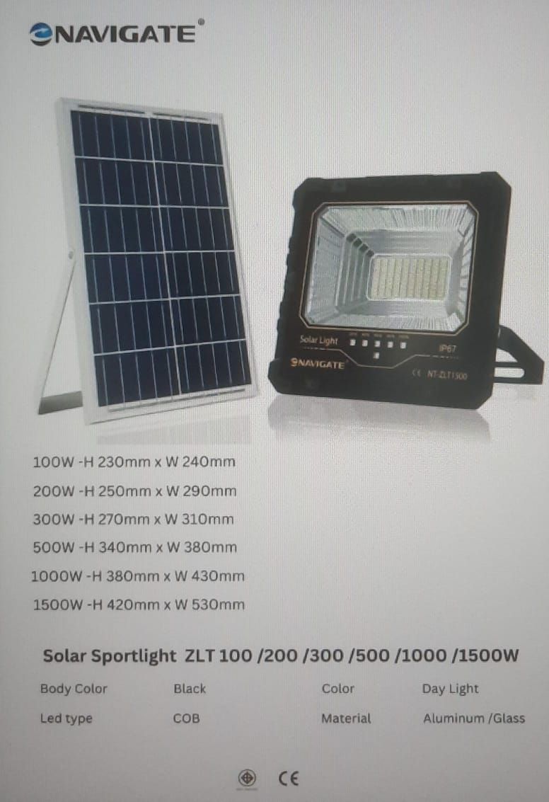 LED Sportlight Navigate 500W - 1 Year Warranty - Complete Set with Bracket