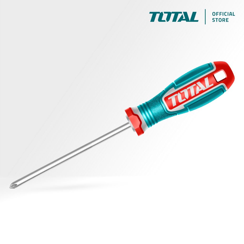 TOTAL PHILLIPS SCREWDRIVER W/ S2 STRONG MAGNETIC STEEL (PH1/PH2 X 100MM/125MM) TSDPH1100 / TSDPH2125