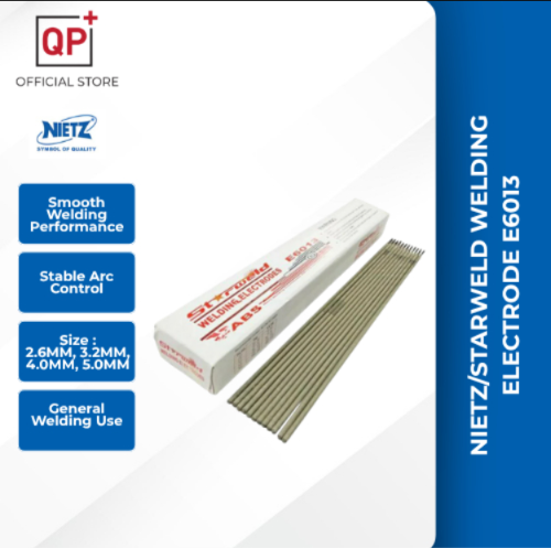NIETZ/STARWELD WELDING ELECTRODE E6013 2.6MM 3.2MM 4.0MM 5.0MM(2.5KG) l ELEKTROD l 焊支-2.6MM x 2.5KG