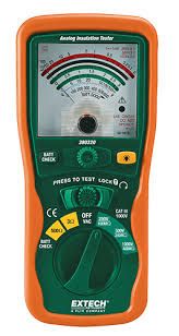 EXTECH 380320 INSULATION TESTER, ANALOG