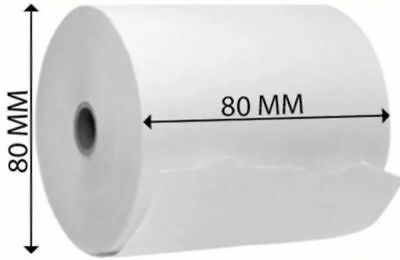 QMS Thermal Paper Roll - 80mm x 80mm x 12mm