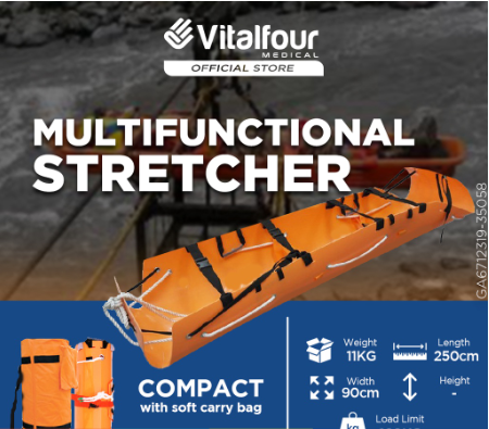 VITALFOUR MULTIFUNCTIONAL RESCUE STRETCHER