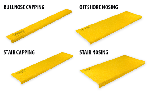 OEM *SAFEMATE ANTISLIP OFFSHORE NOSING (24 x 6 IN)