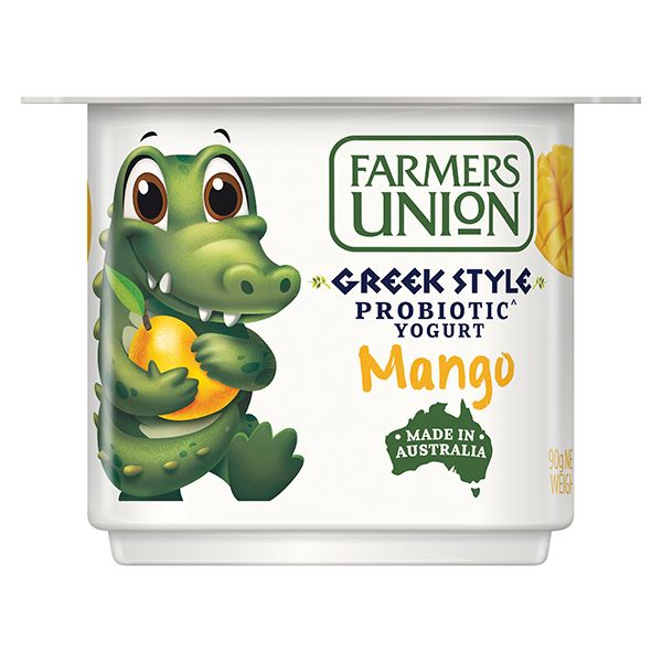 Farmers Union Greek Style Yogurt Mango 90g x 24