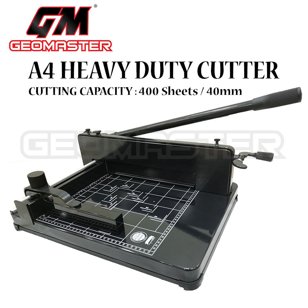 Geomaster A4 Heavy Duty Paper Cutter / Stainless Steel