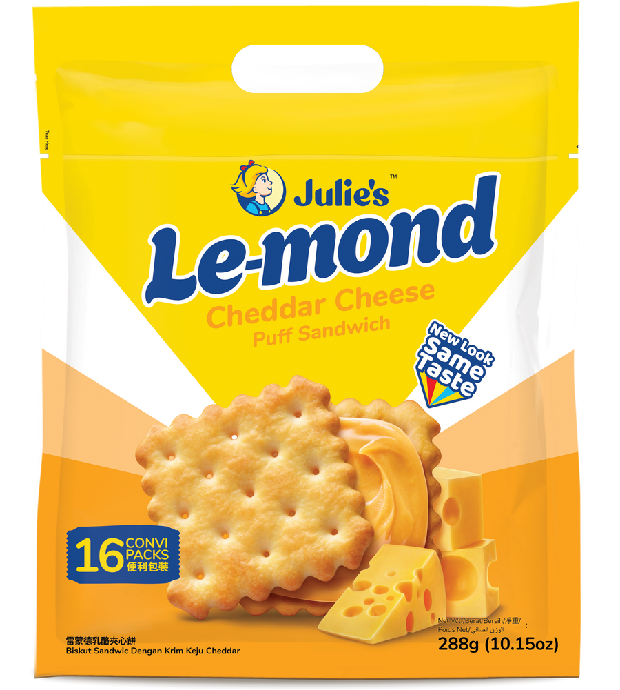Julie's Le-mond Cheddar Cheese Puff Sandwich 288g 