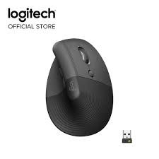 Logitech Lift Vertical Ergonomic Mouse | Wireless Bluetooth | Quiet clicks | 4 buttons