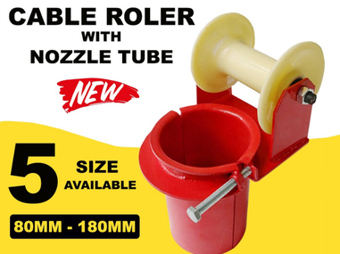 CABLE ROLLER WITH NOZZLE TUBE CABLE PULLEY 80MM-180MM NP101