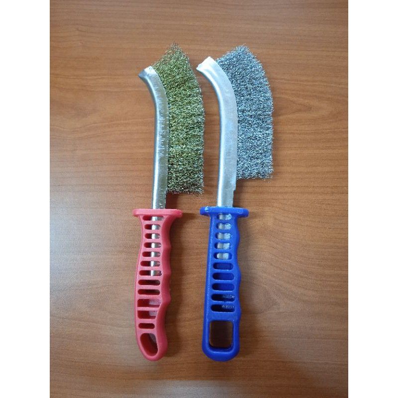 STEEL WIRE / COPPER HAND BRUSH PVC HANDLE