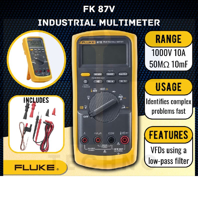 Fluke 87V Industrial Multimeter FK 87-5