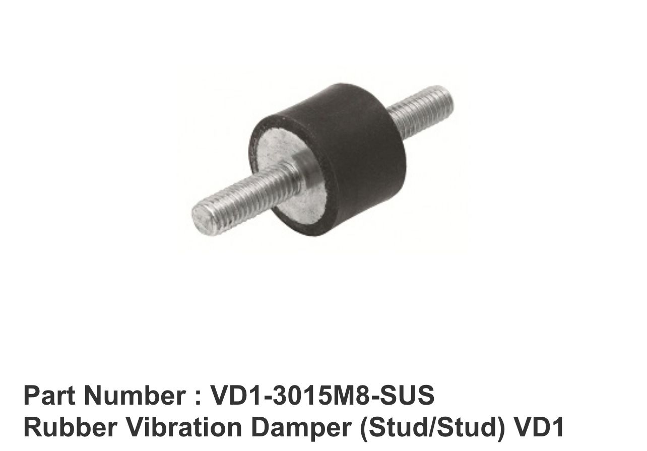 IMOA Misumi Rubber damper