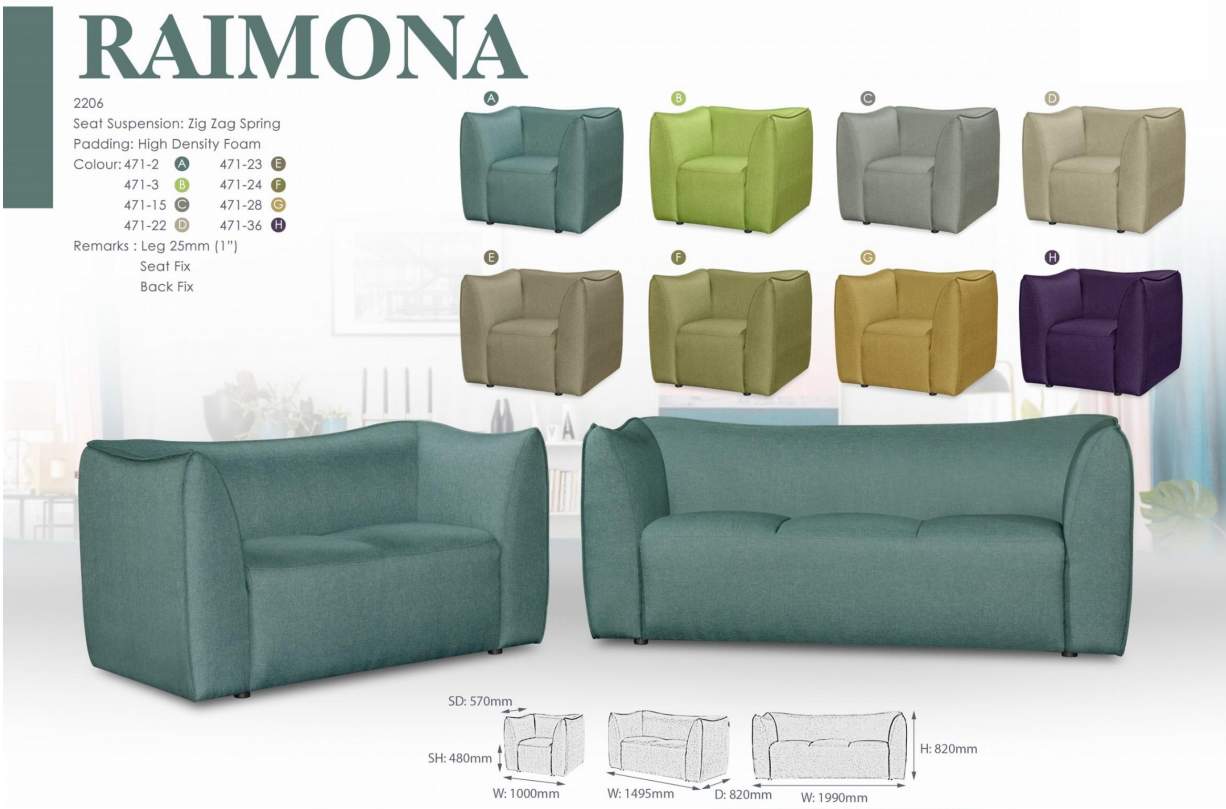 ITA OFFICE SOFA SET - RAIMONA 2206