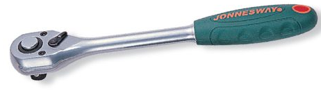 JONNESWAY 3/8" DR. ANTI SLIP GRIP RATCHET HANDLE-36 TEETH