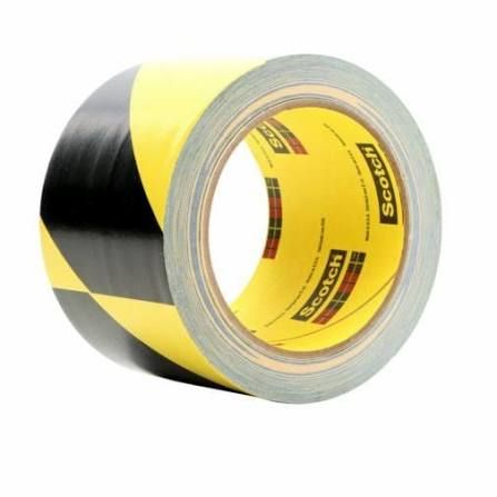 CAUTION TAPE- BLACK & YELLOW (3")