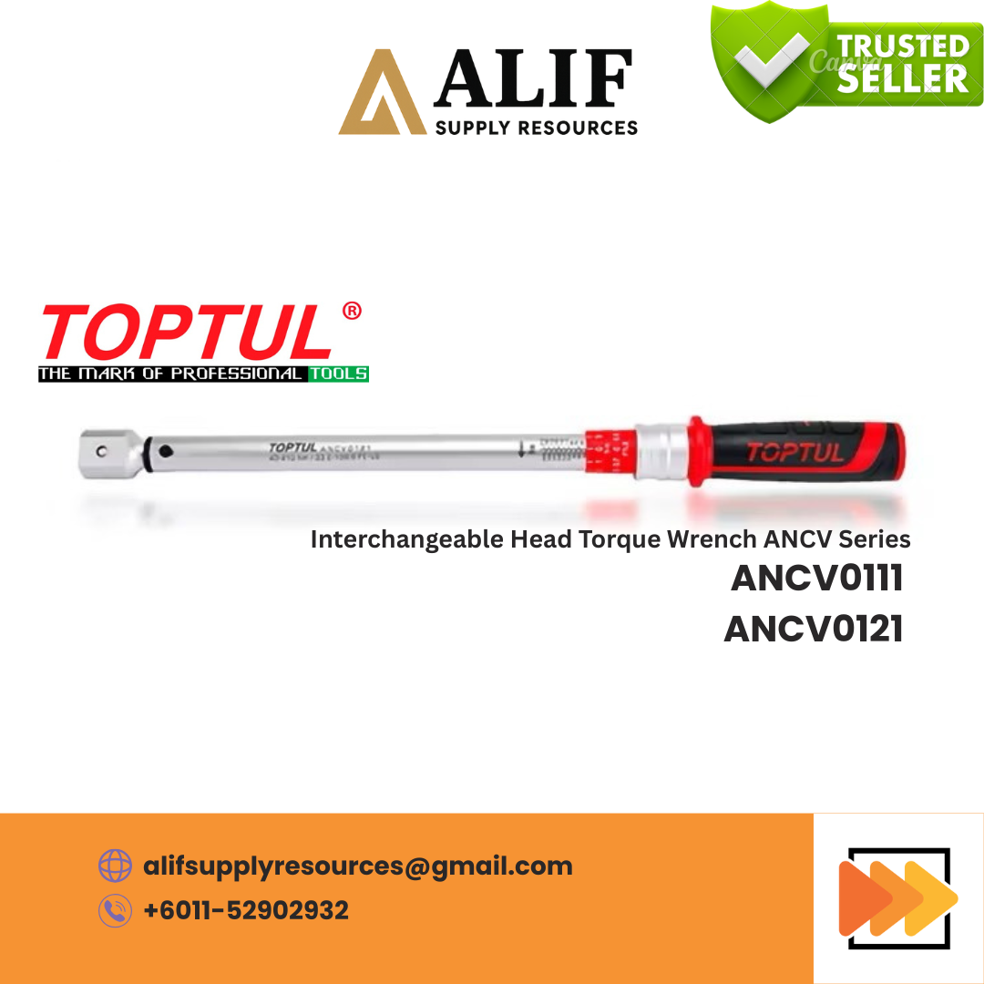 TOPTUL Interchangeable Head Torque Wrench ANCV Series