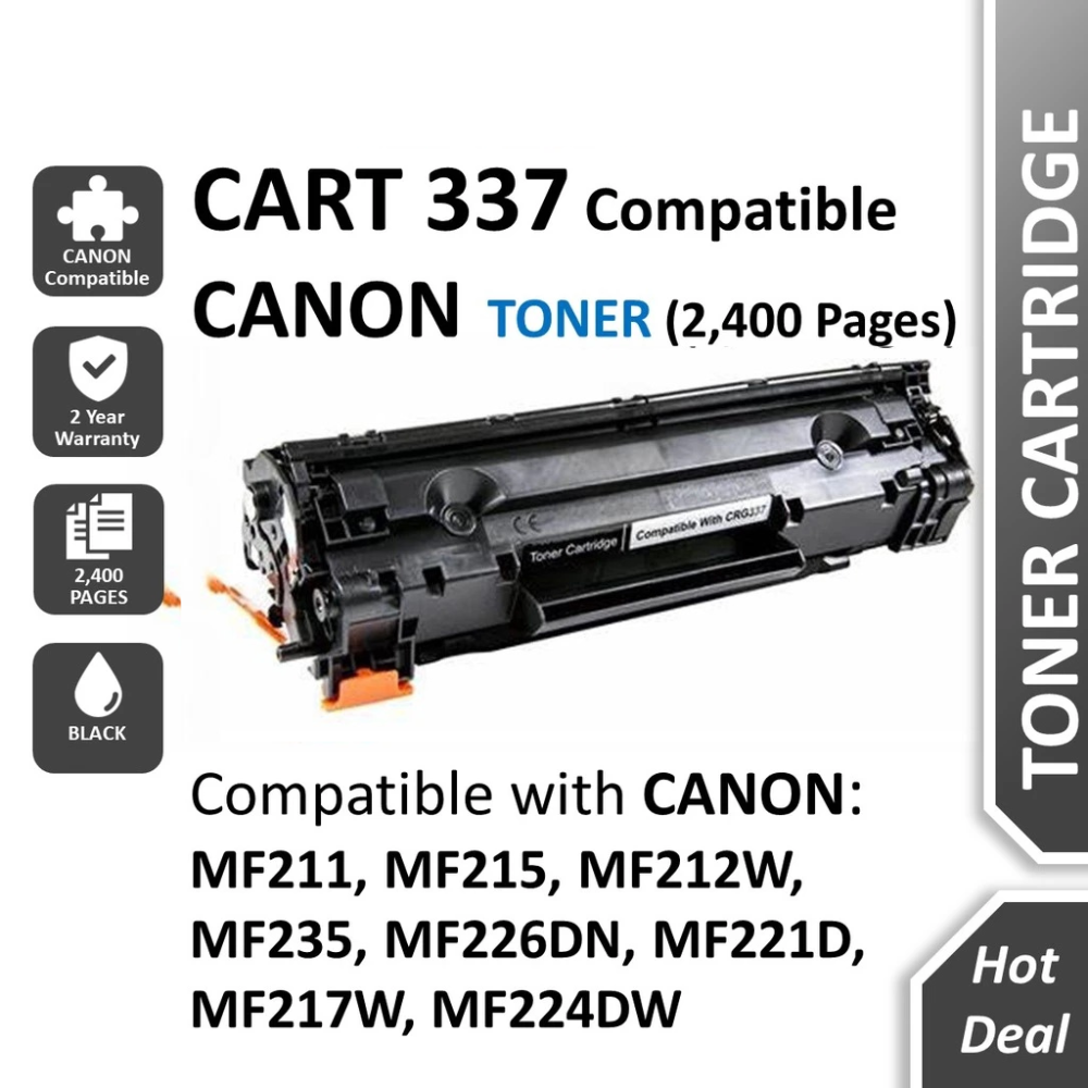 OEM Compatible Cartridge 337 Toner for MF211 MF215 MF212W MF235 MF226DN MF224DW MF226DN MF221D MF217W Printer