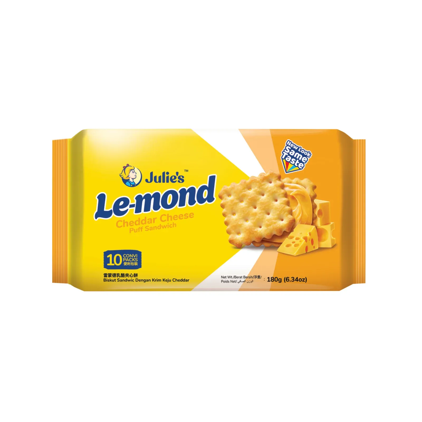 (Loose pack) Julie’s Le-mond Cheddar Cheese Puff Sandwich 180g 