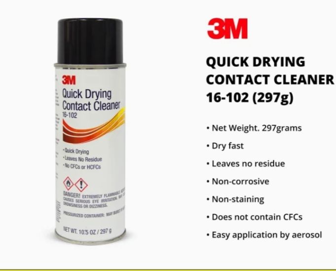 3M QUICK DRYING CONTACT CLEANER- 297g OCHA 3M QUICK DRYING CONTACT CLEANER- 297g - FREE DELIVERY