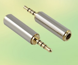 Audio 2.5mm Male To Audio 3.5mm Female Converter Adapter (2.5mm-3.5mm)