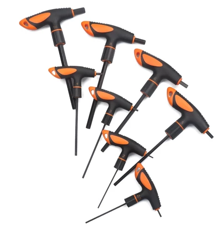 T Handle Allen Wrench Set Metric T Handle Ball End Allen Hex Key Set (8-Pieces Heavy Duty Excellent Set)