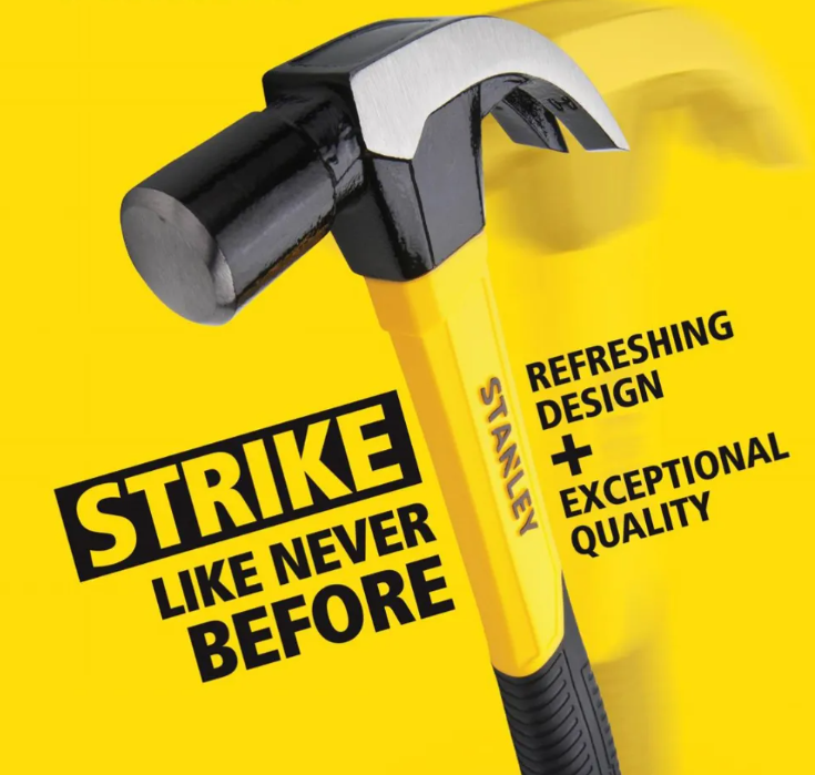 STANLEY FIBERGLASS CLAW HAMMER