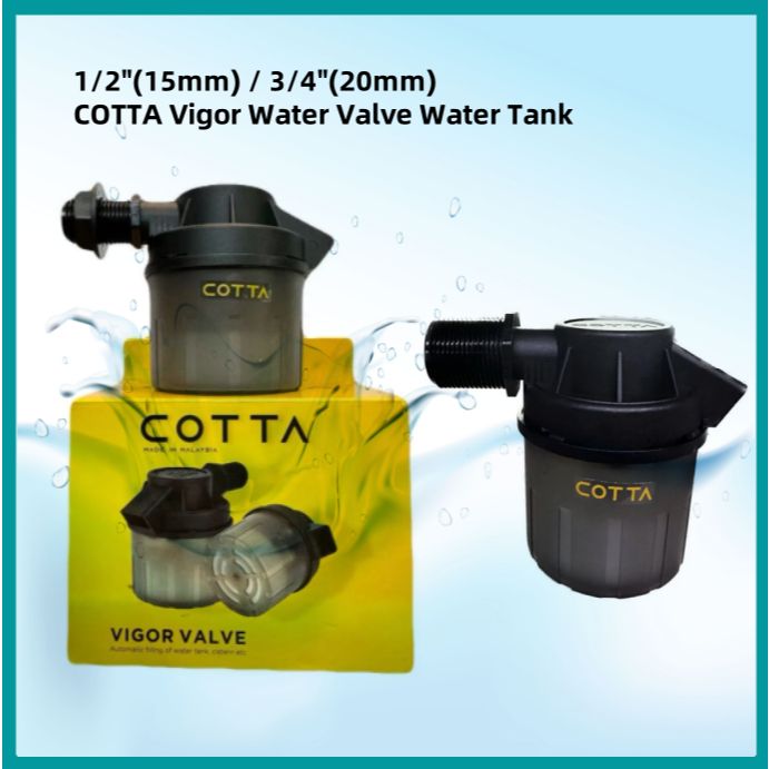 QP COTTA VIGOR VALVE WATER TANK 1/2"(15MM)