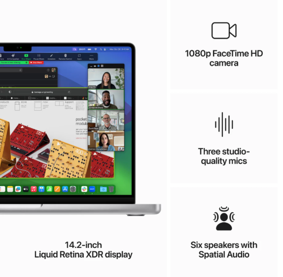 Apple MacBook Pro 14" - M3 Pro Chip (11-Core CPU and 14-Core GPU)