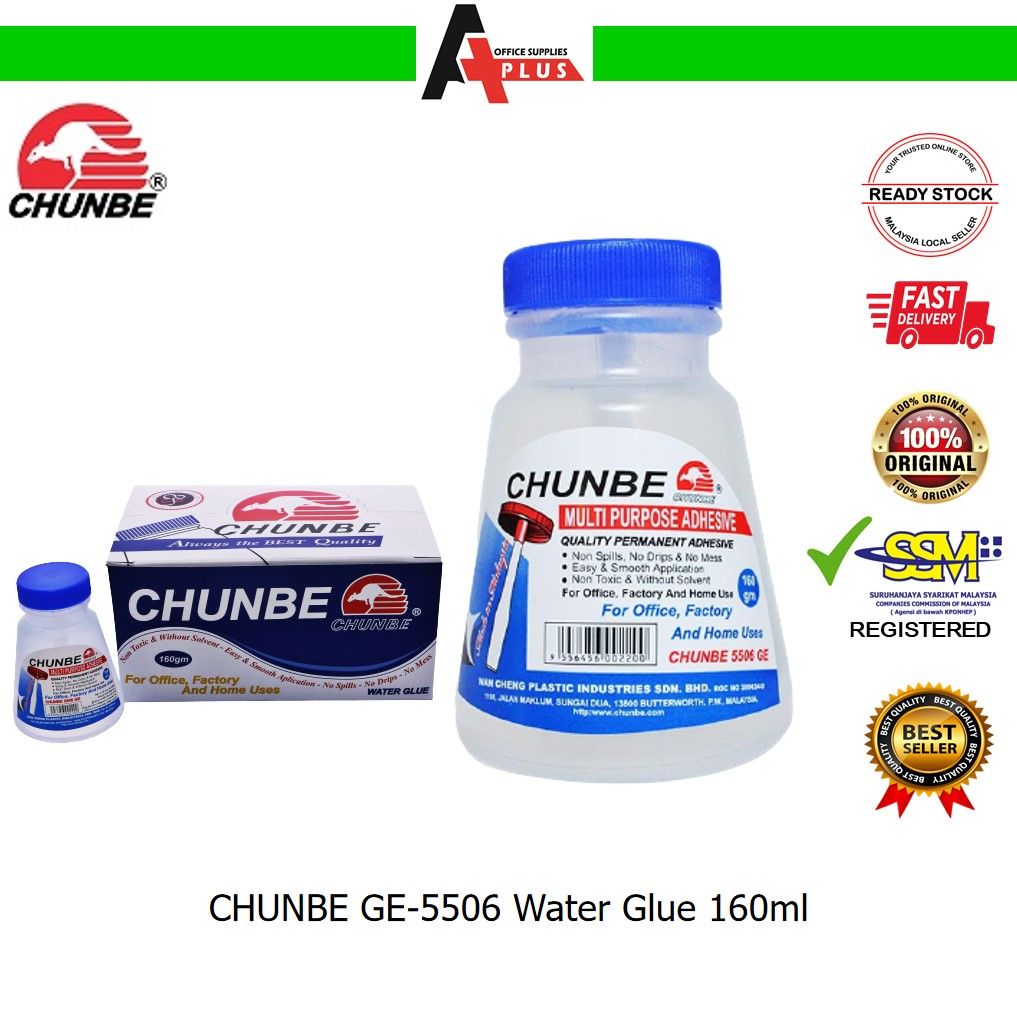 CHUNBE Water Glue GE5506 160ml / Gam Cecair