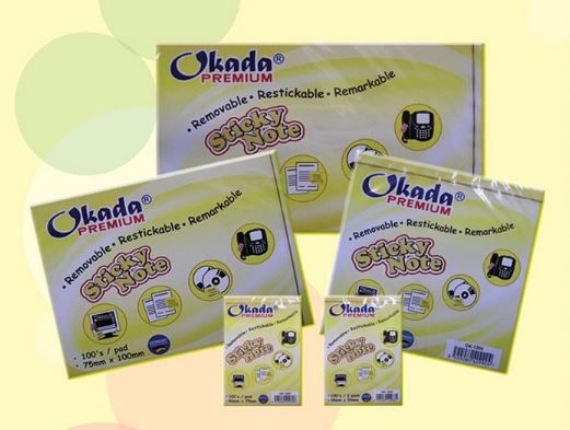 Okada Premium Sticky Note 3" x 5" / POST IT NOTE /Sticky Note /3" x 5" /Okada Premium Sticky Note