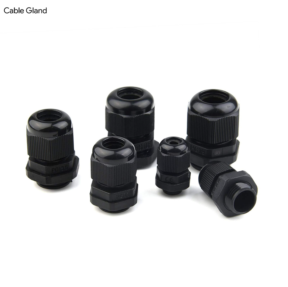 RANDOM NYLON CABLE GLAND (BLACK) RANDOM