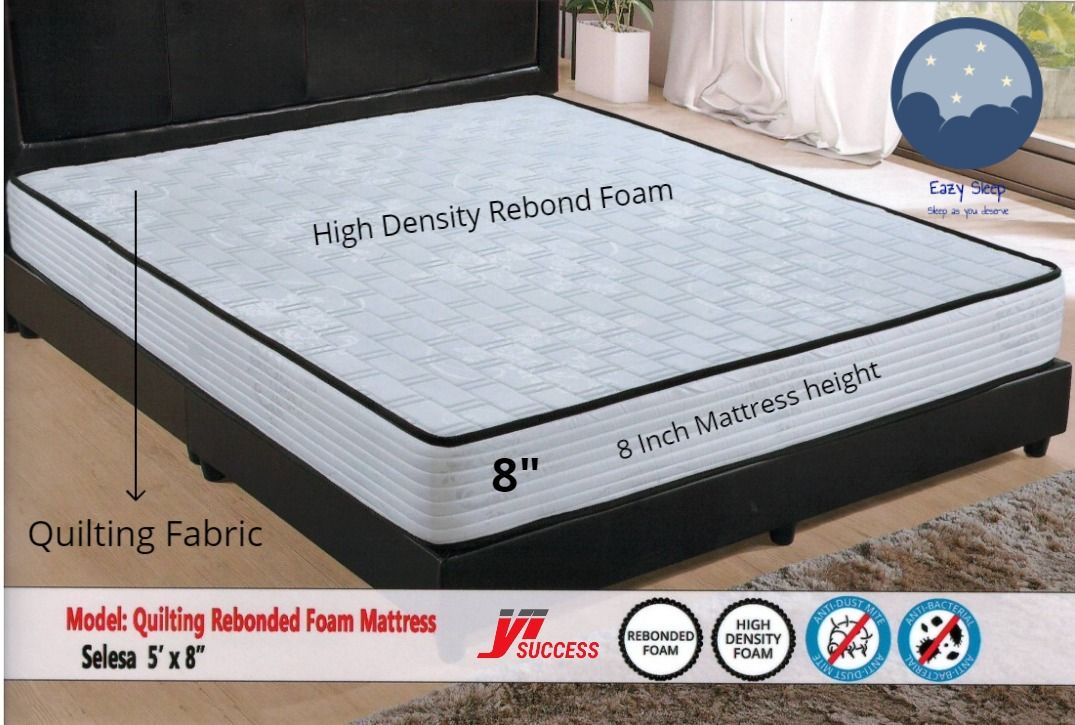Selesa Quilting Rebond Foam Queen Mattress 8Inch
