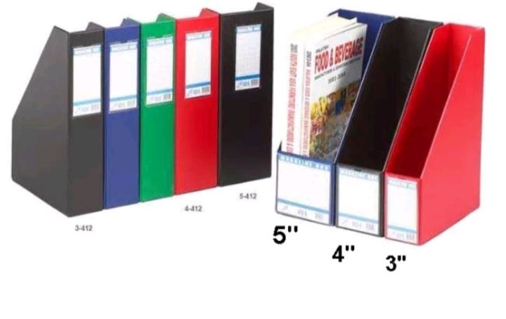 Magazine File PVC size: 3", 4" & 5 "