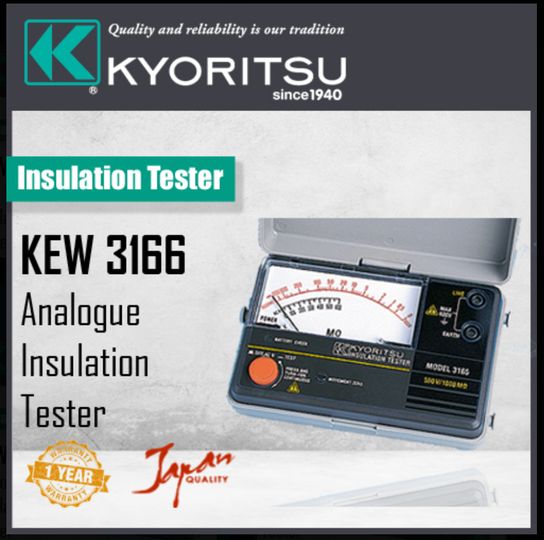 KYORITSU 3166 SINGLE RANGE INSULATION
