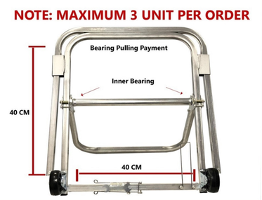 ROLLING RACK WITH BEARING NETWORK CABLE RACK FIBER NETWORK ROUTING ARTIFACT WIRING RR201 (NOTE: MAXIMUM 3 UNIT PER UNIT)