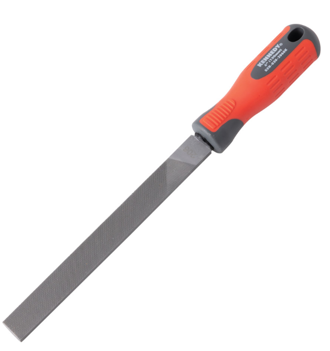 Kennedy-Pro 150mm (6") Hand Smooth Engineers File With Handle KEN0302060K