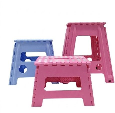 Plastic Portable Foldable Multipurpose Chair / Stool Super Strong Heavy Duty Ocha Plastic Portable Foldable Multipurpose Chair / Stool Super Strong Heavy Duty- Random colour