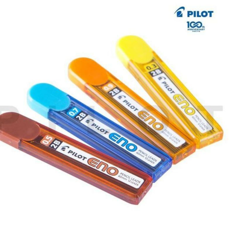 Pilot Eno-G Pencil Lead 0.5mm 2B tube of 12 leads
