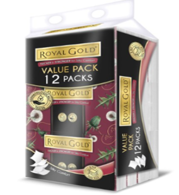 ROYAL GOLD TISSUE 50'SX12PKT/PACK