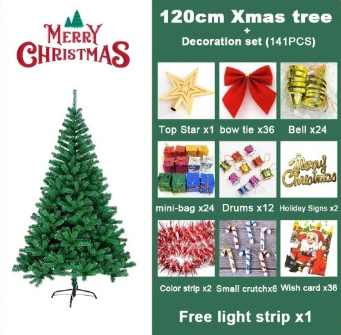 Christmas Tree (4/5/6/7ft) with Ornaments