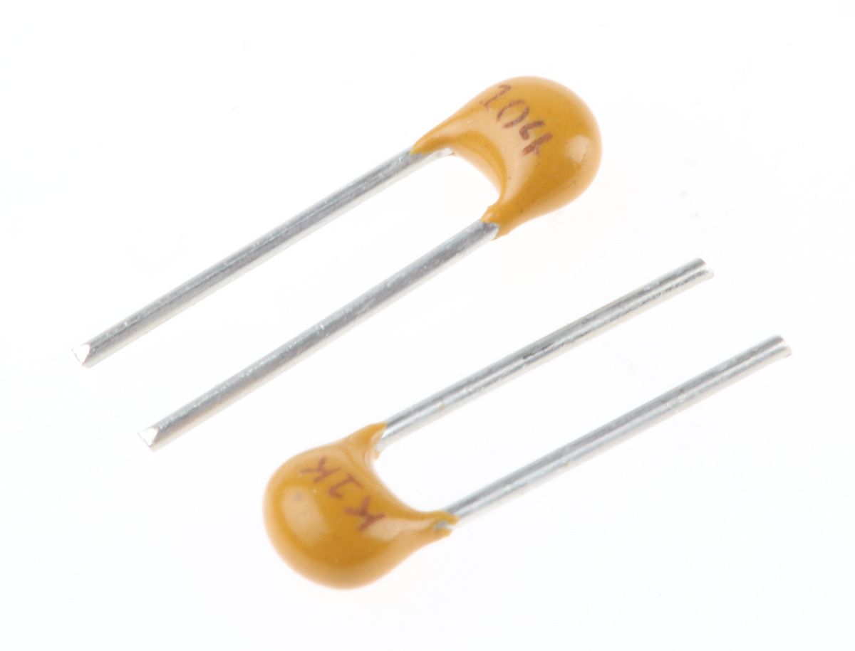 Capacitors for Terminal block / Sensor - C322C104M5U5TA - 10 pcs 50V (104) 100nF