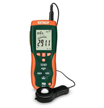 EXTECH HD450 LIGHT METER, DATALOGGER