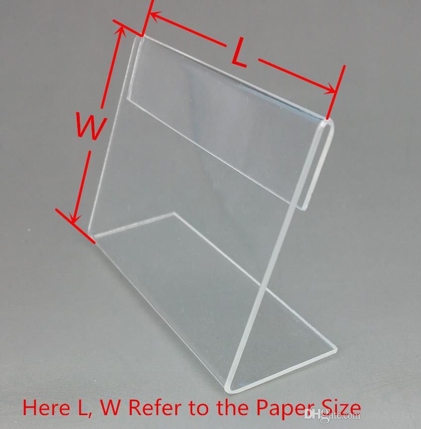 NIL L SHAPE ACRYLIC HOLDER