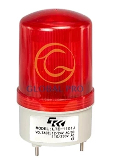 LTE-1101J Warning Light With Buzzer Multivoltage Industrial Beacon Revolving Alarm with 90dB Emergency Security Siren