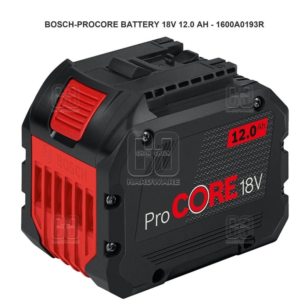 Bosch ProCore Battery (All Size) - 4.0Ah(1600A0193L) , 8.0Ah(1600A0193N) & 12.0Ah(1600A0193R) / ProCore Li-Ion Battery / ProCore Battery / Battery / Lithium-Ion Battery / Power Tool Battery / 18V Battery