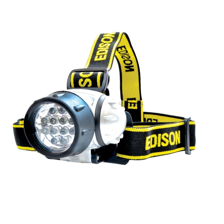 Edison 12 LED HEADBAND TORCH EDI9045060K